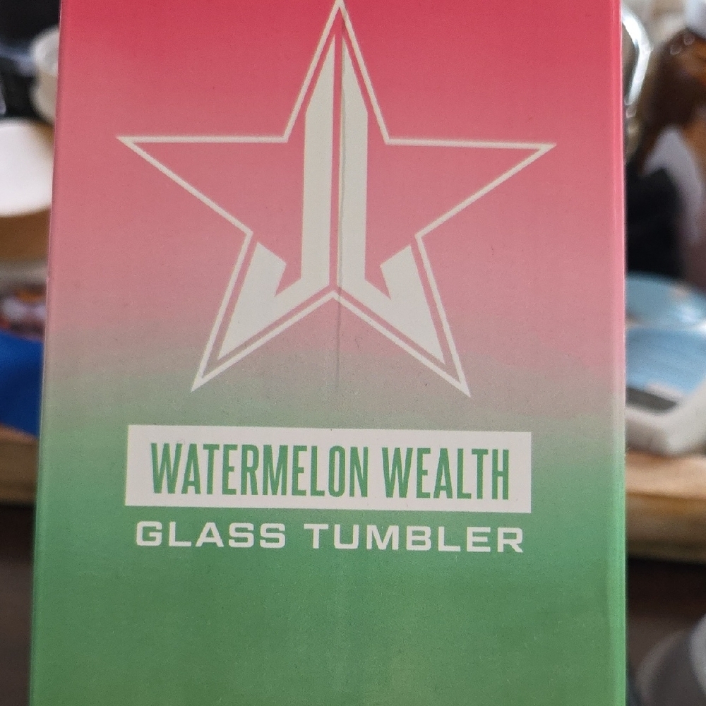 Jeffree Star Watermelon Wealth Glass Tumbler